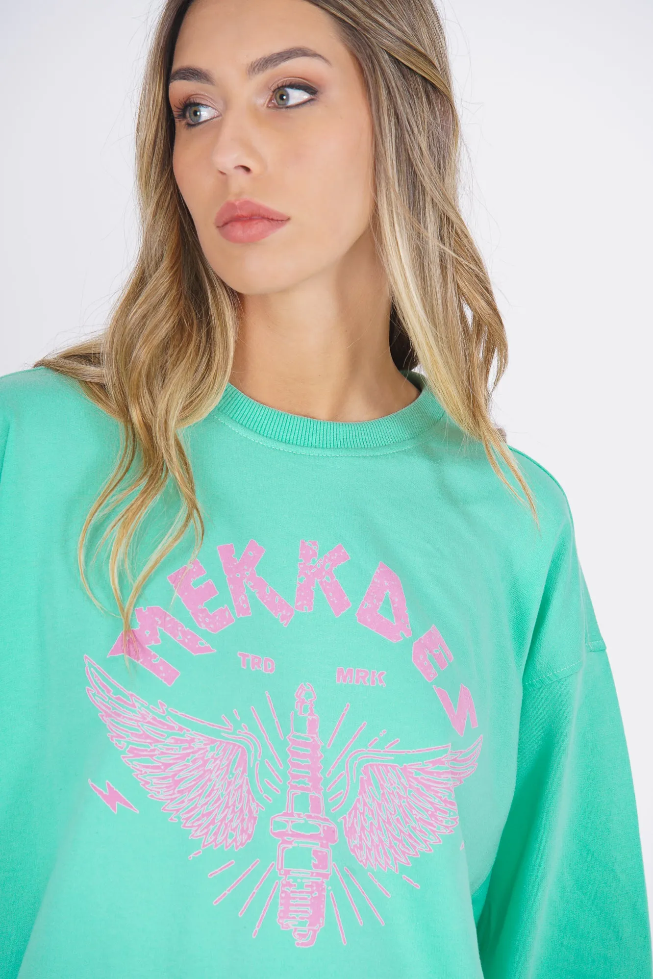 Sudadera Wings of ignition turquesa