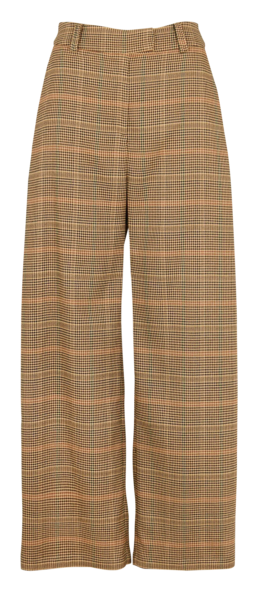 SUNCOO JOHN  PANTALóN ANCHO ESTAMPADO EN MARRON