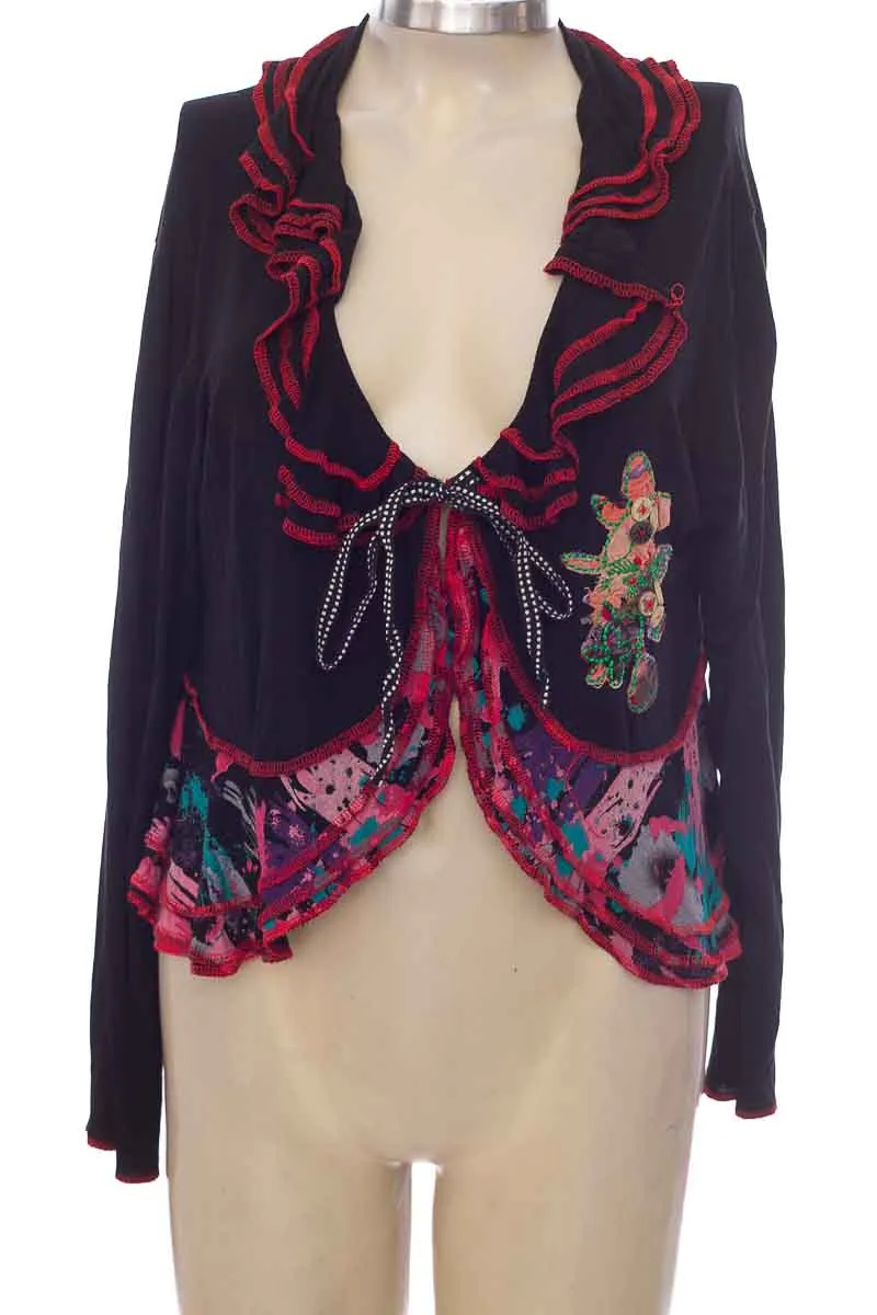 SWEATER COLOR NEGRO  SENSATIONS