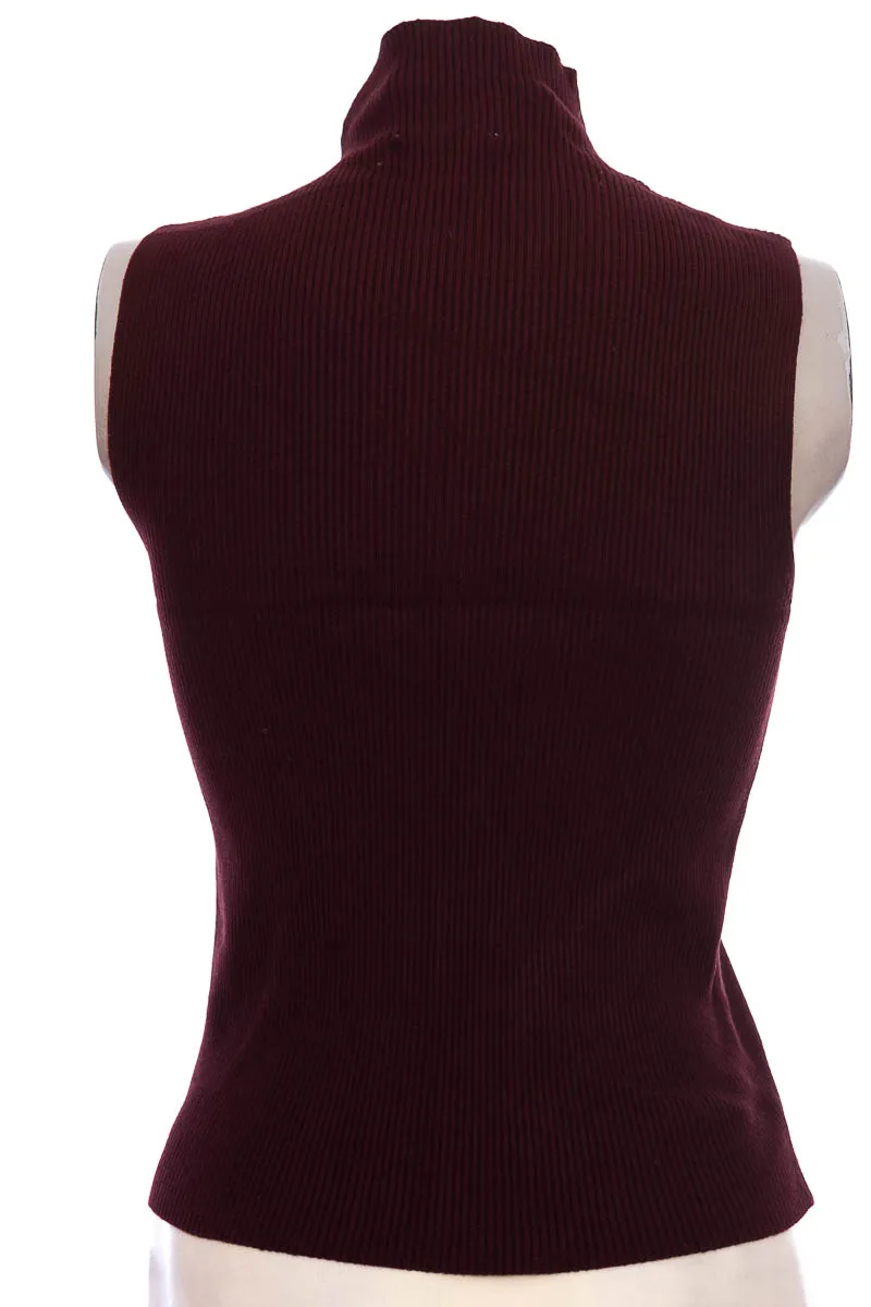 SWEATER COLOR VINOTINTO  ZARA