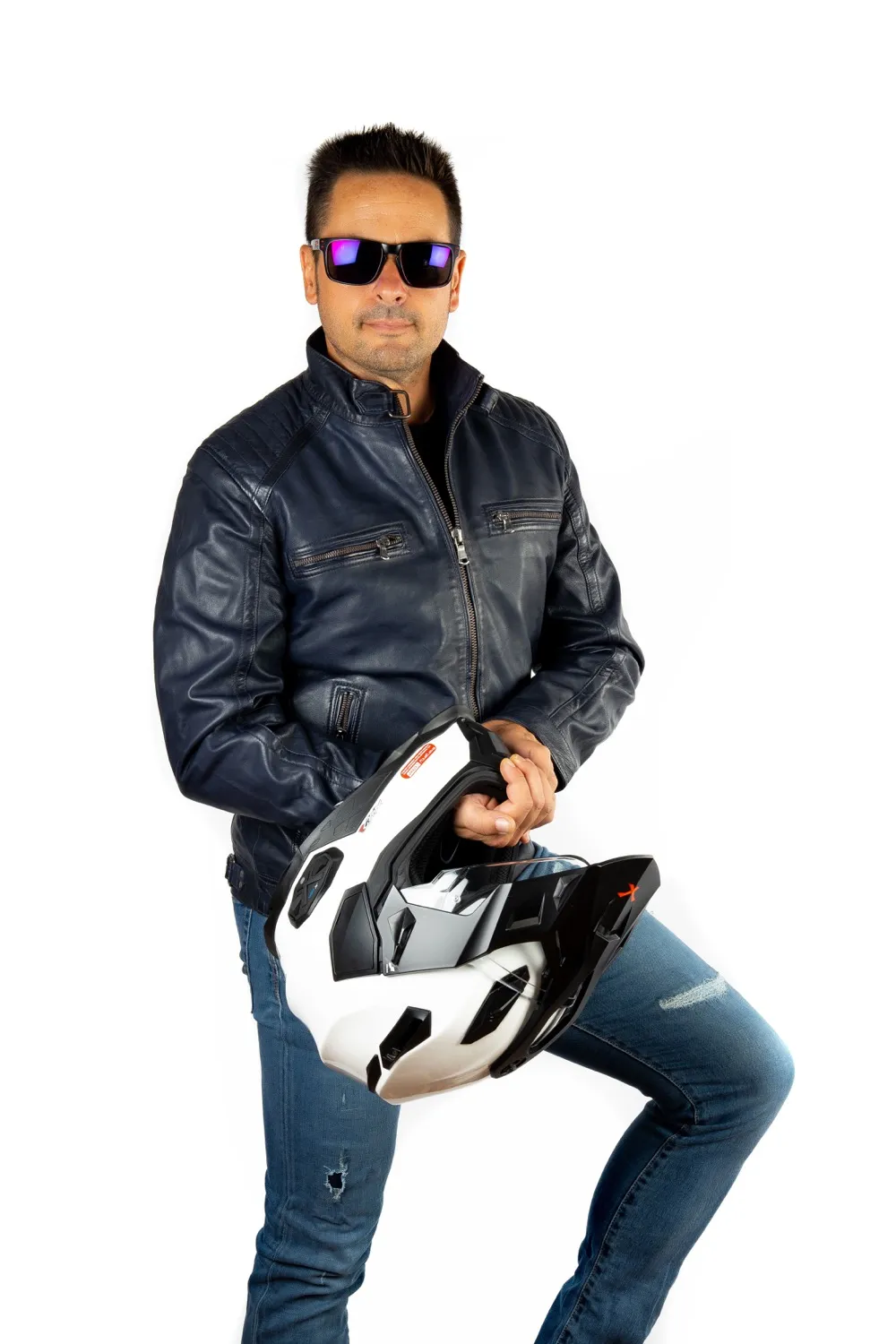 Taillierte Bikerjacke CHICAGO