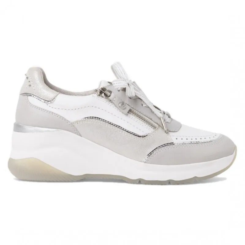 TAMARIS 23720 Azul y camel Deportivo casual cordones mujer