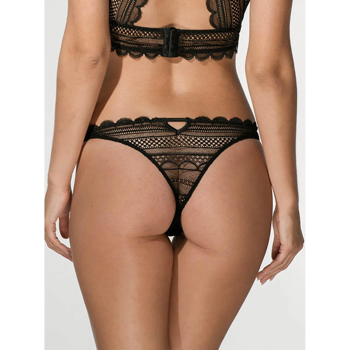 Tanga negra Prestige Gaia  Splendida