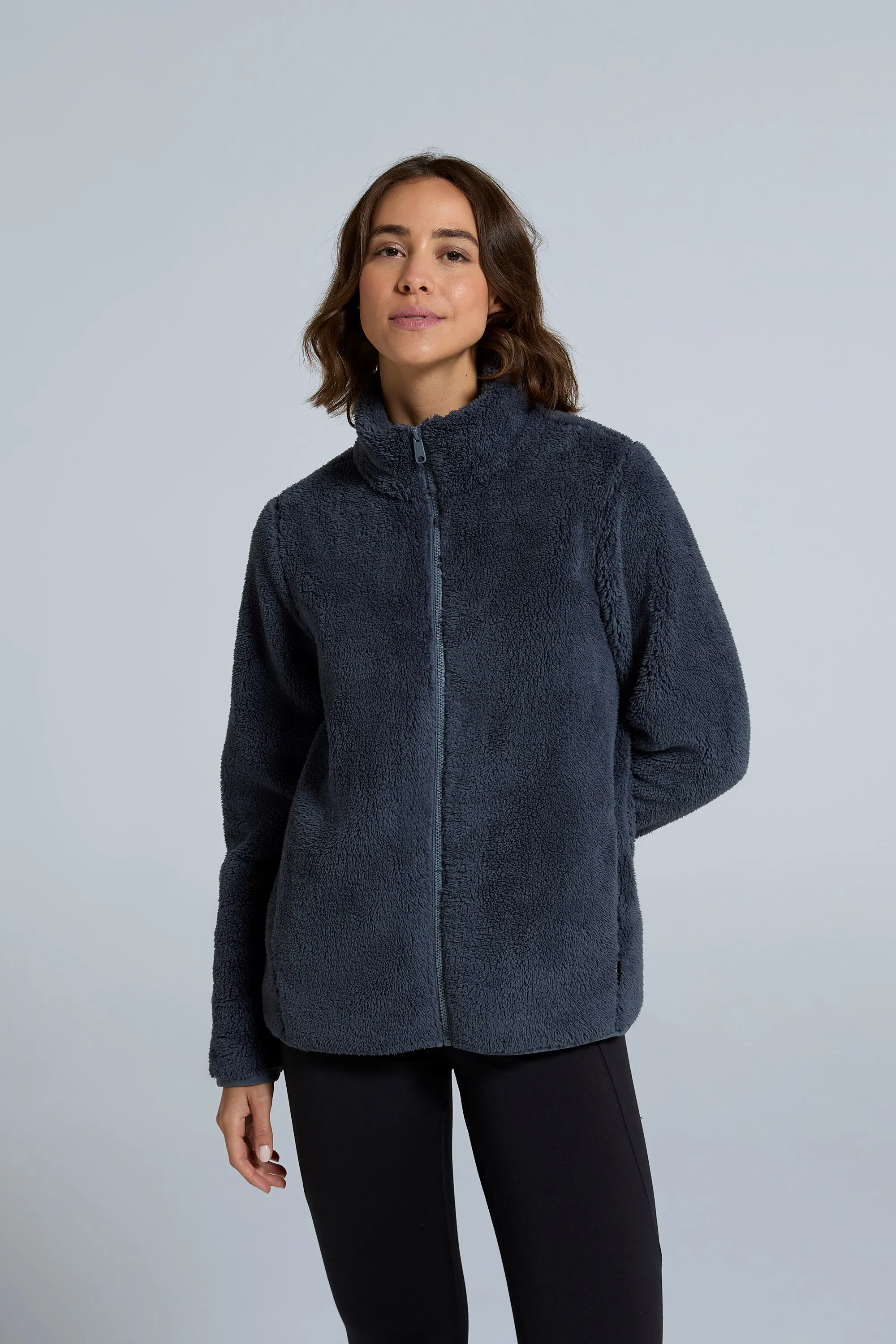 Teddy chaqueta de forro polar para mujer