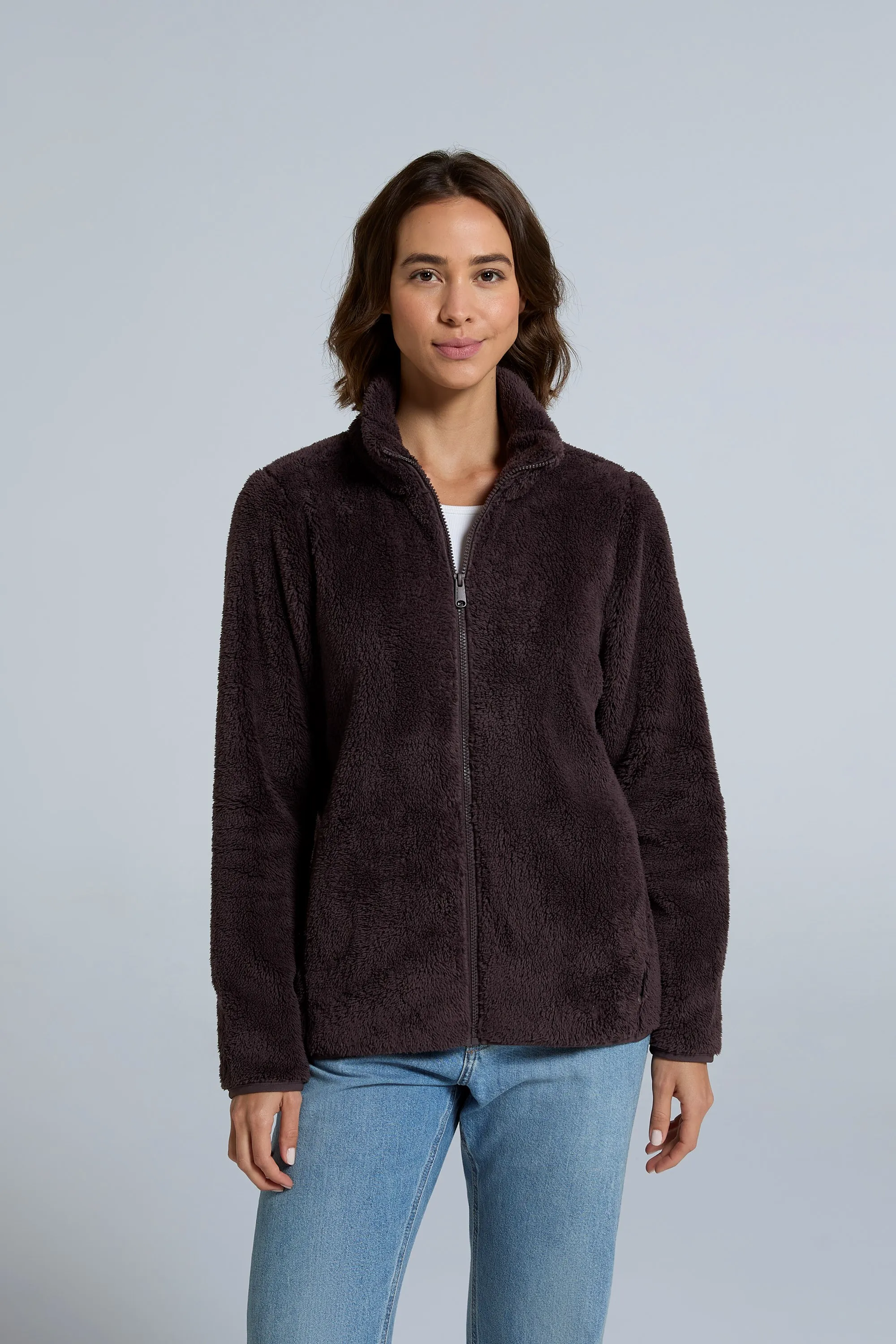 Teddy chaqueta de forro polar para mujer