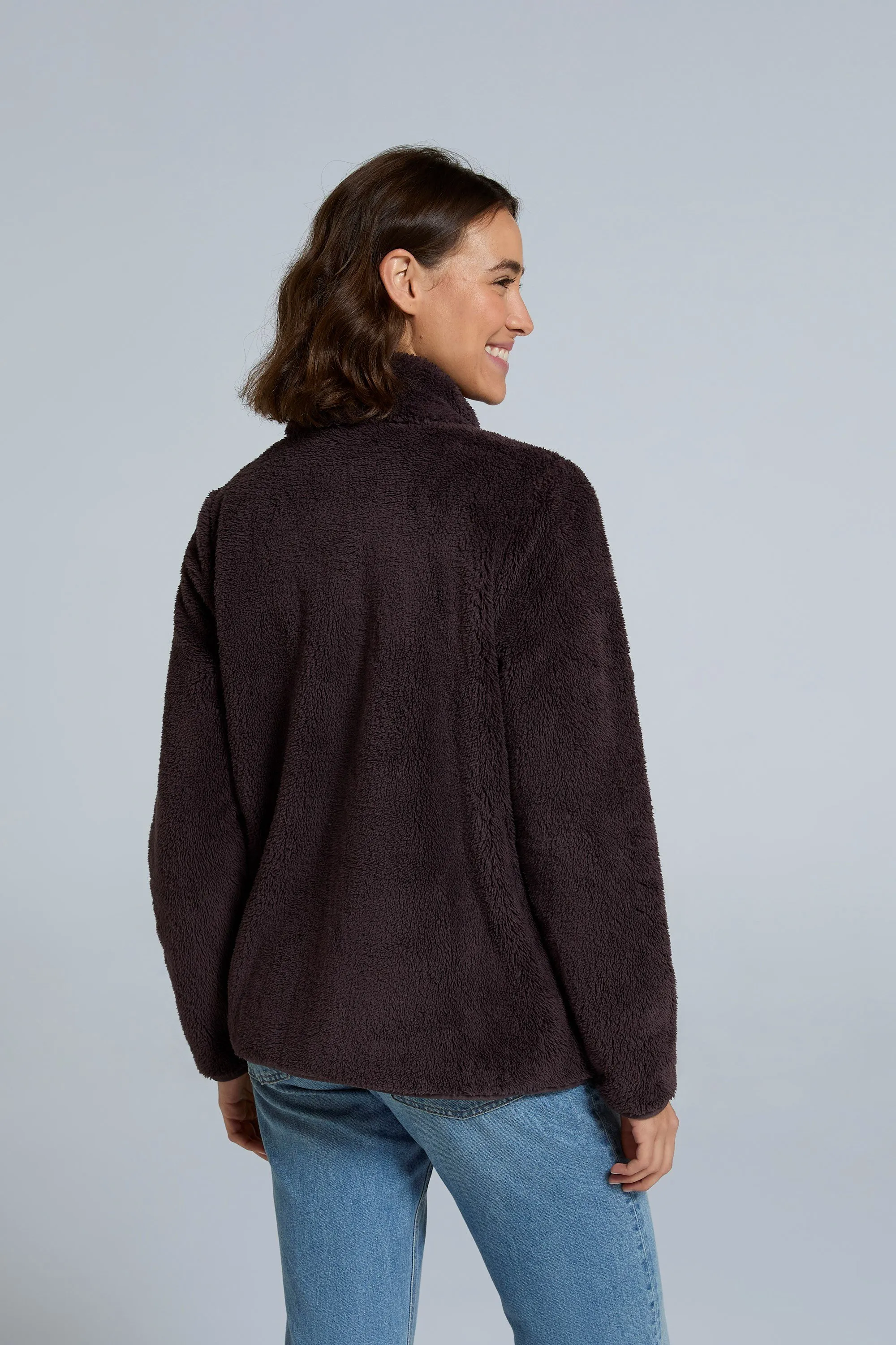 Teddy chaqueta de forro polar para mujer