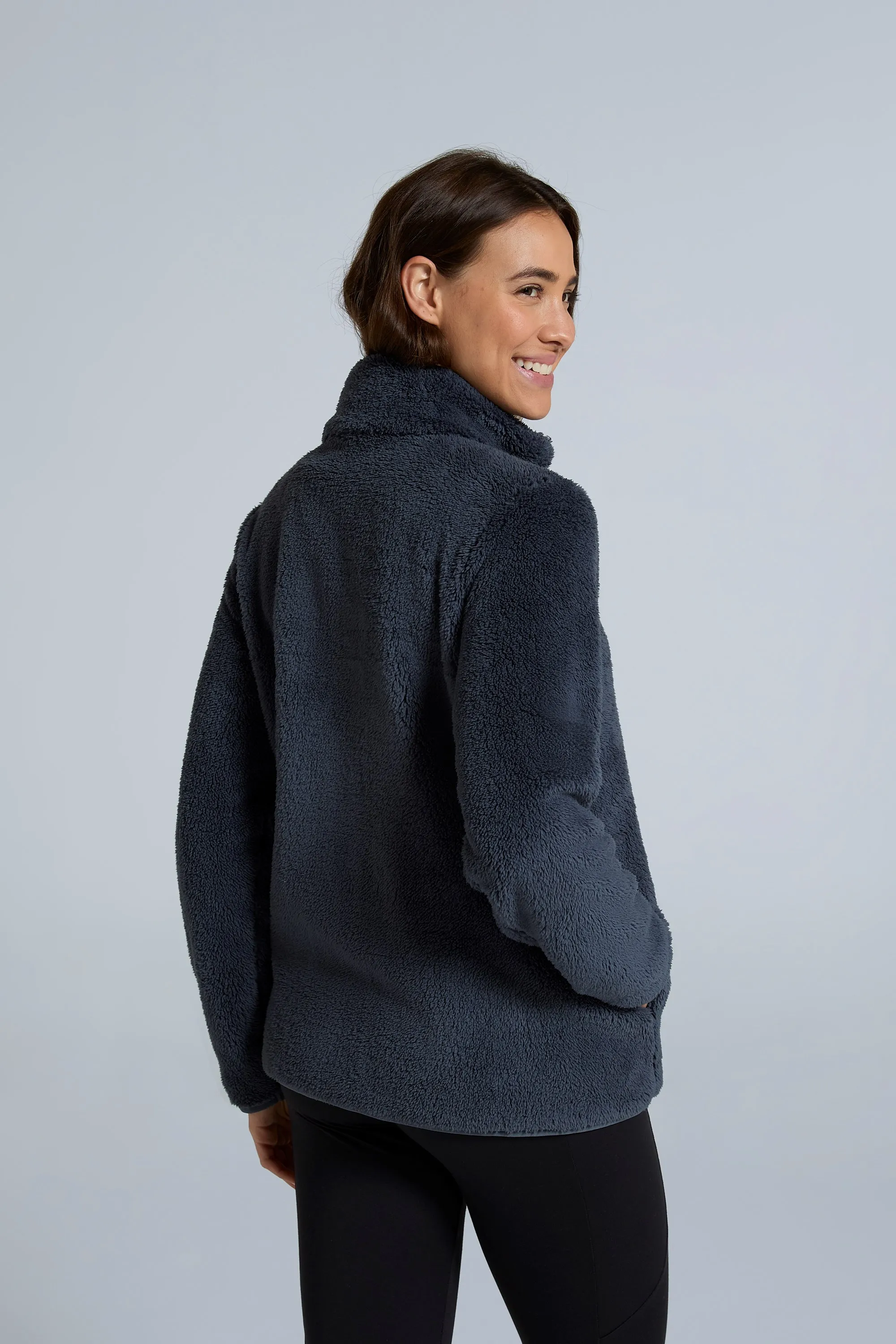 Teddy chaqueta de forro polar para mujer