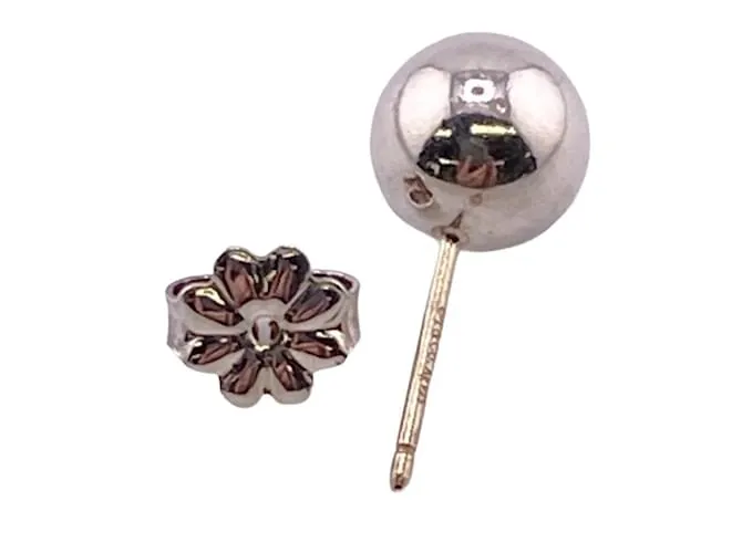 Tiffany & Co Pendientes de botón de plata 925 Tiffany HardWear Ball 