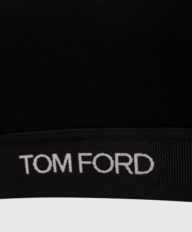 Tom Ford Black top with logo pattern