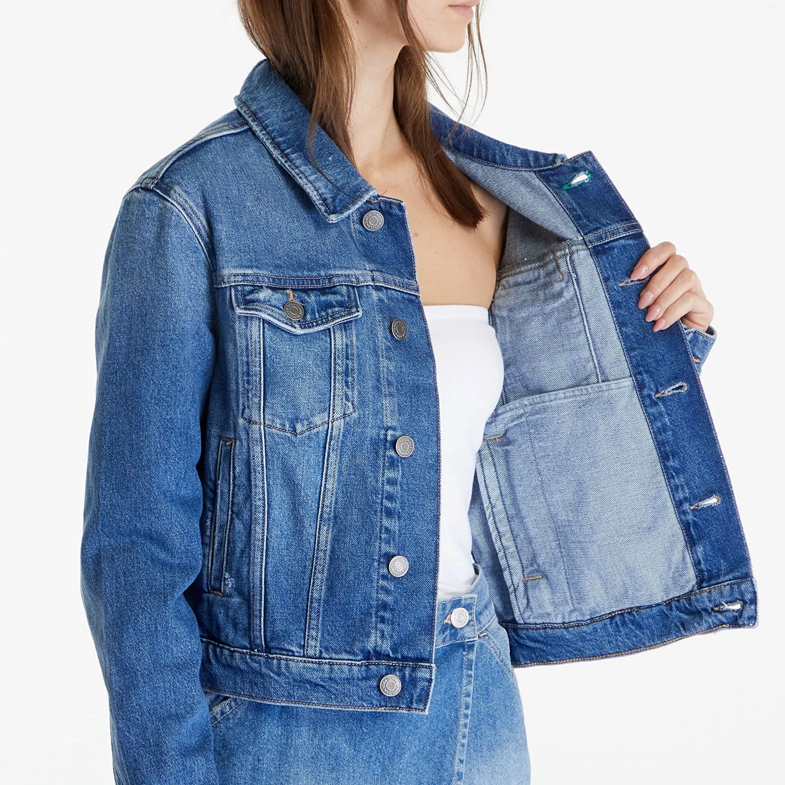 Tommy Hilfiger Izzie Slim Jacket Denim Medium