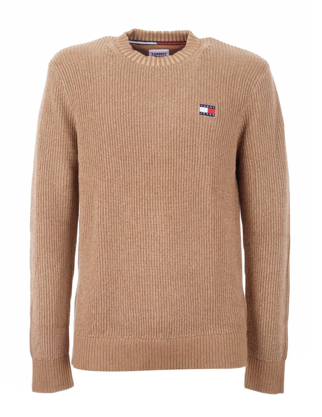 TOMMY JEANS  JERSEY MARRóN TJM REGULAR TONAL XS DM0DM17776 HOMBRE