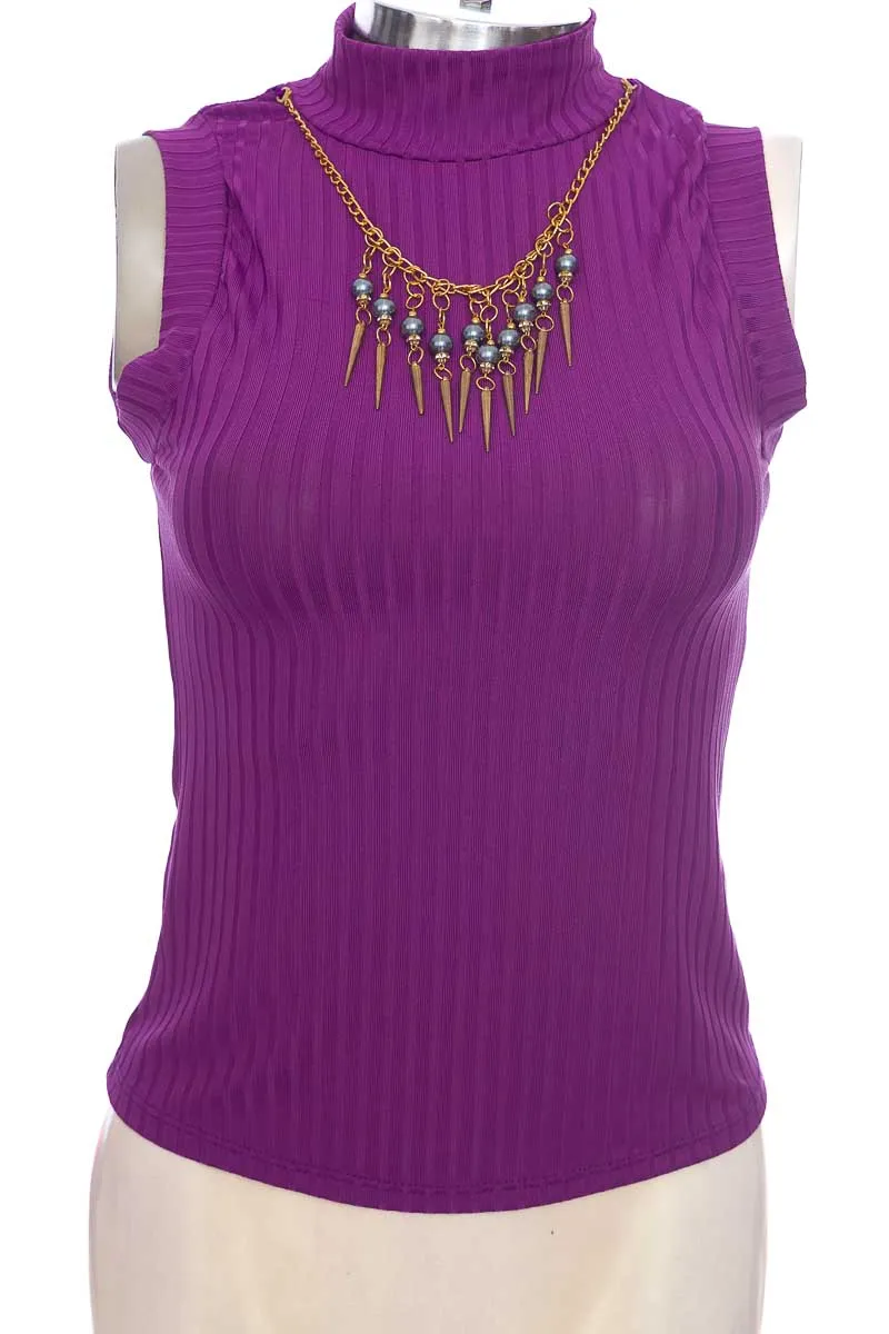 TOP / CAMISETA COLOR MORADO  AGORA