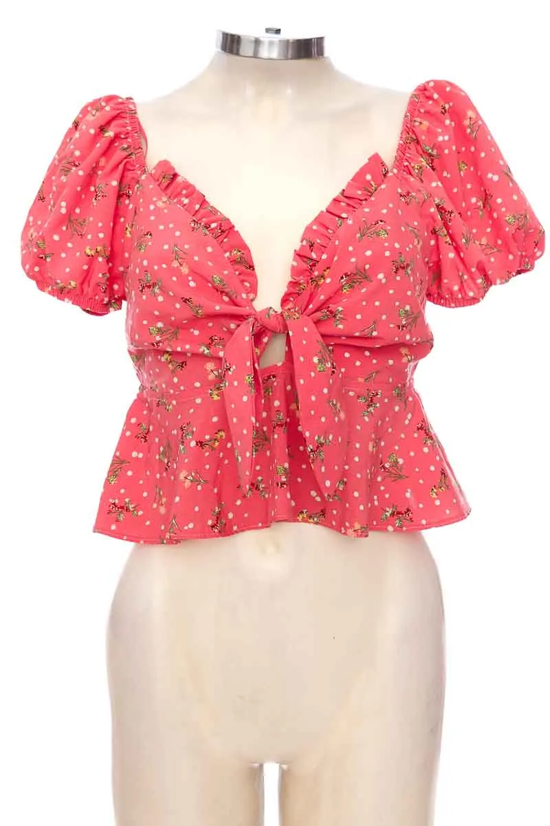 TOP / CAMISETA COLOR ROSADO  SYBILLA