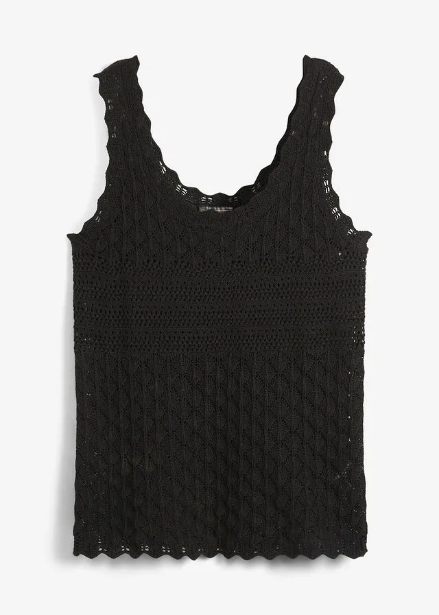 Top de punto Negro