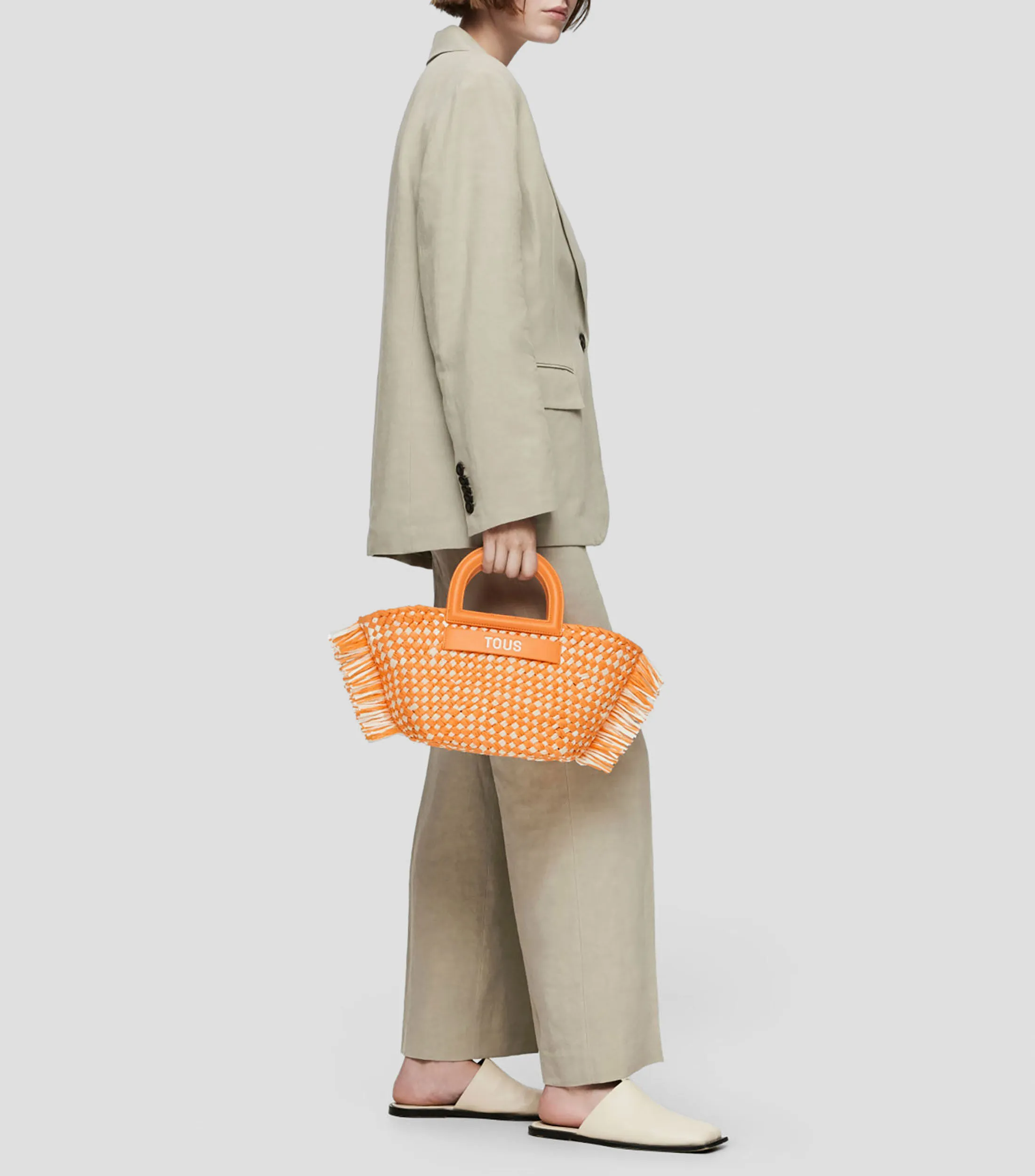 Tous Bolso Crossbody Tous Dora Rafia Mujer