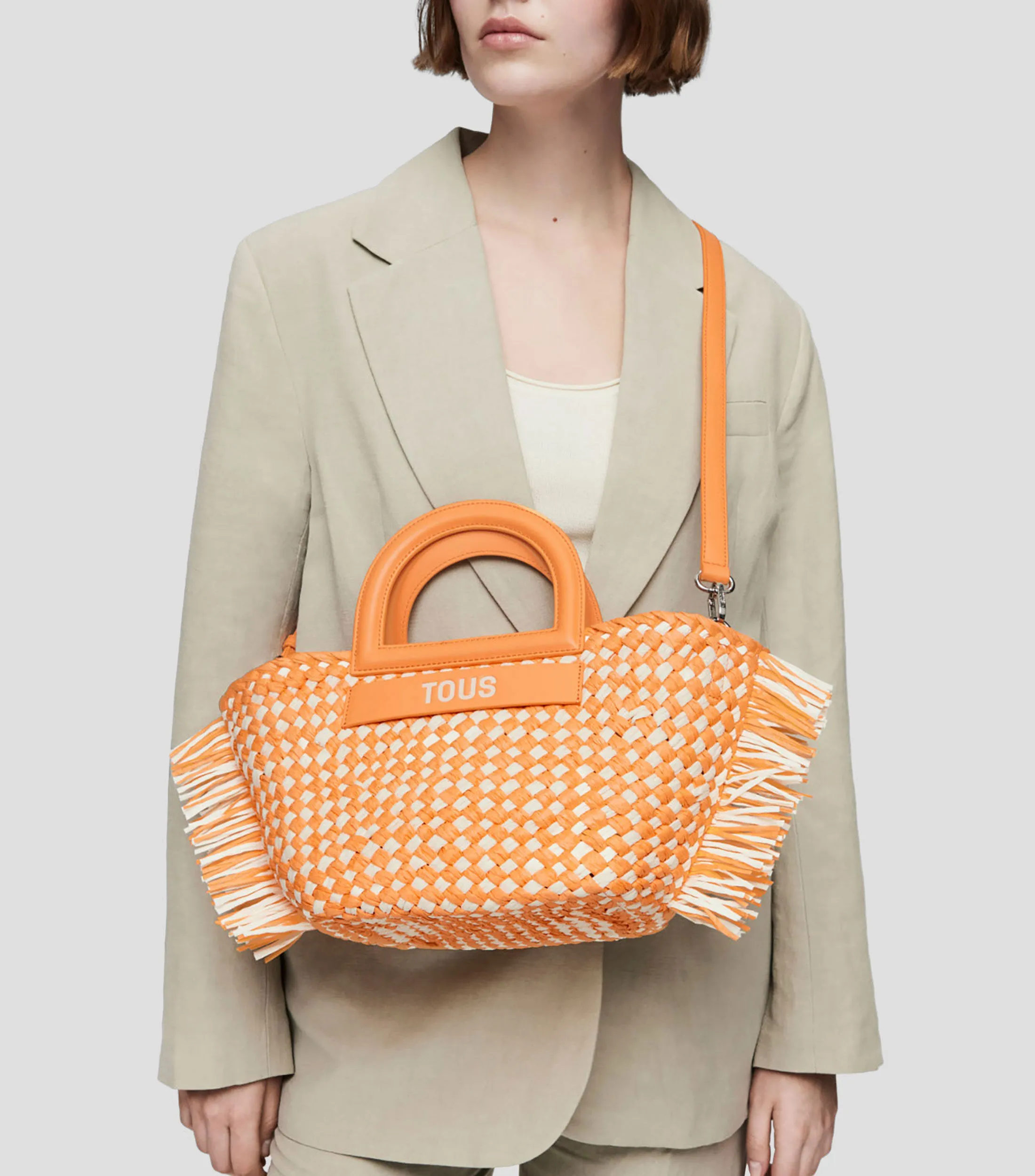 Tous Bolso Crossbody Tous Dora Rafia Mujer