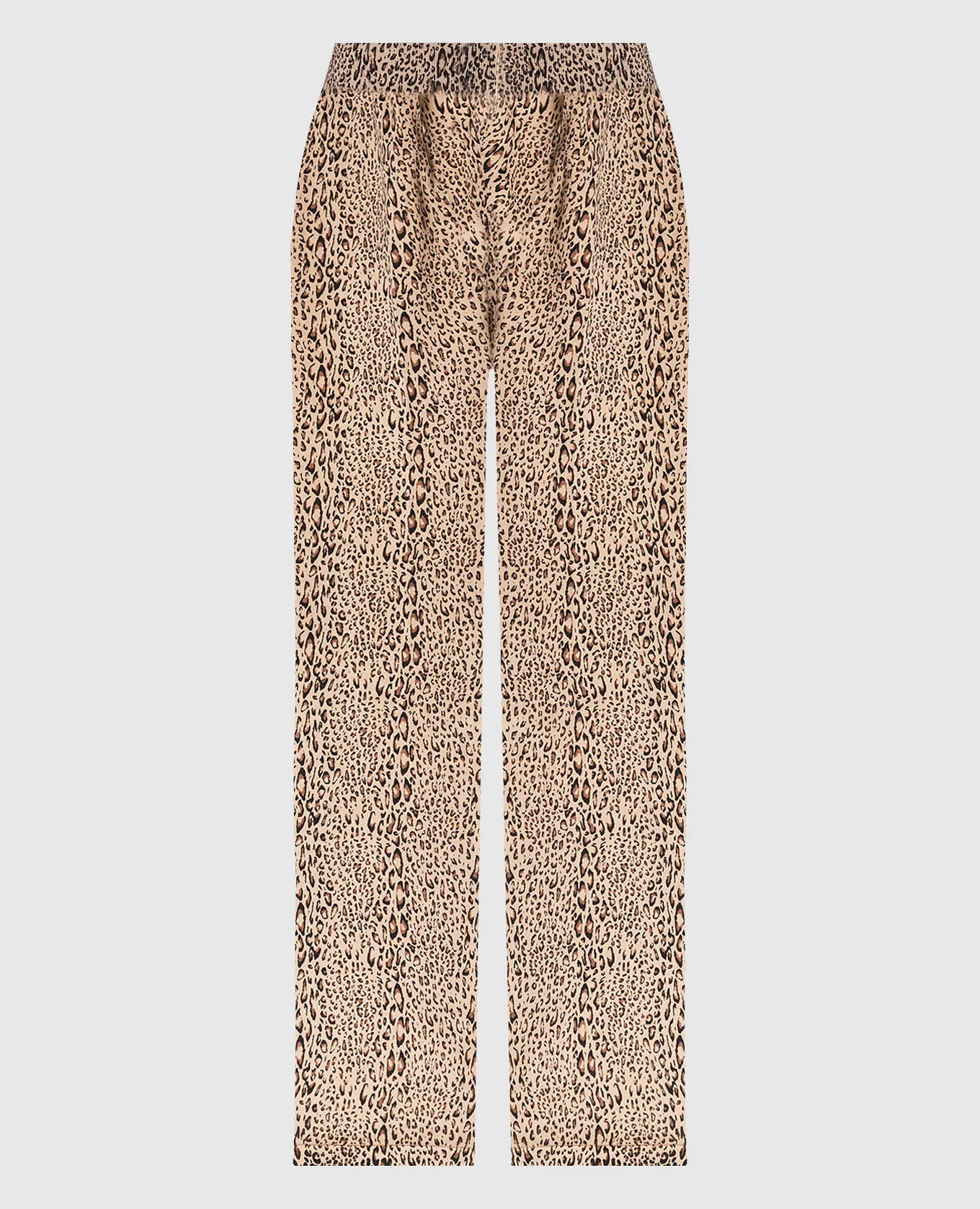 Twinset Beige leopard print flared pants