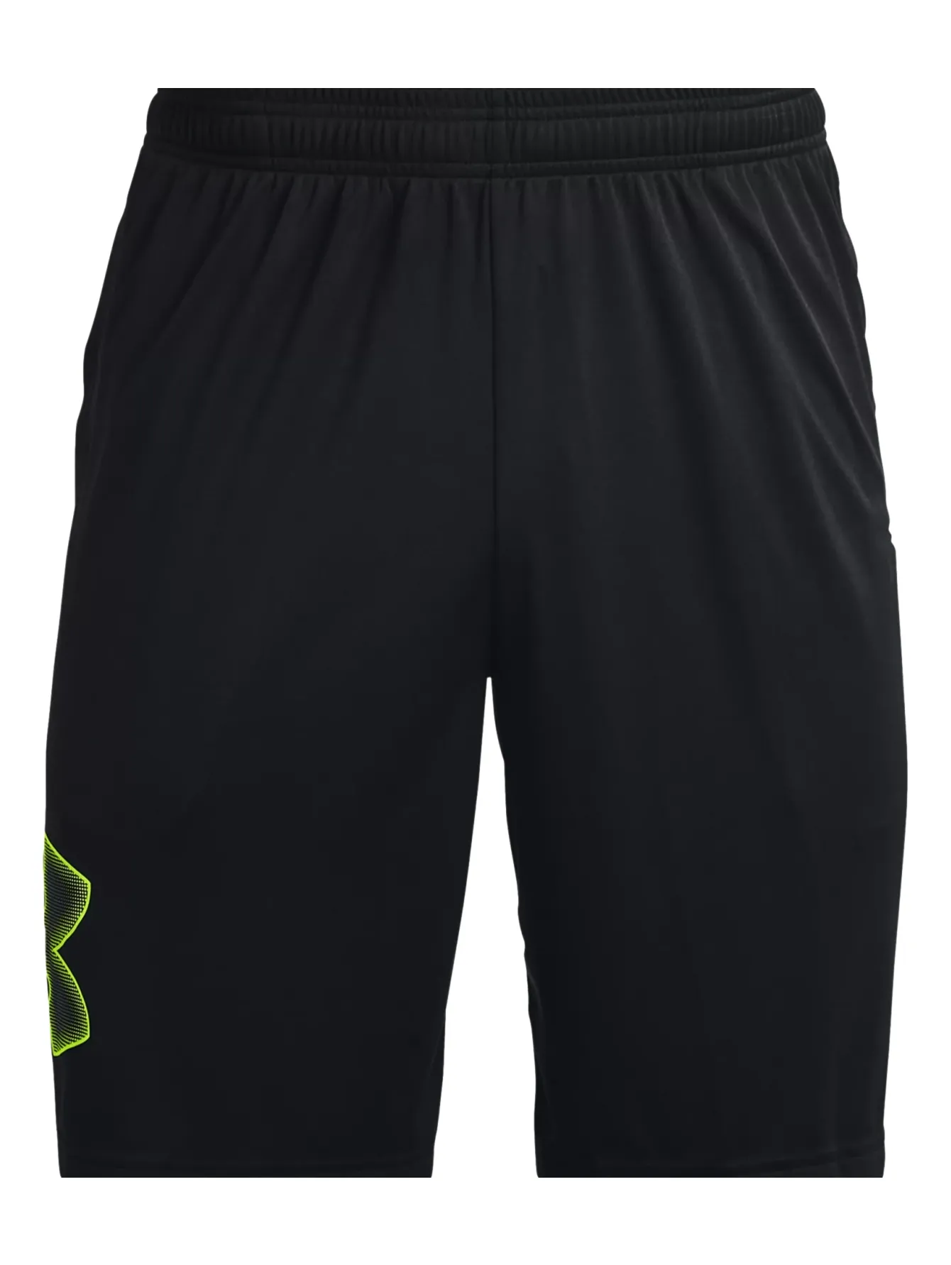 UNDER ARMOUR 1 306443 008 BLACK / HIGH VIS YELLOW TECH GRAPHIC SHORT  SXL