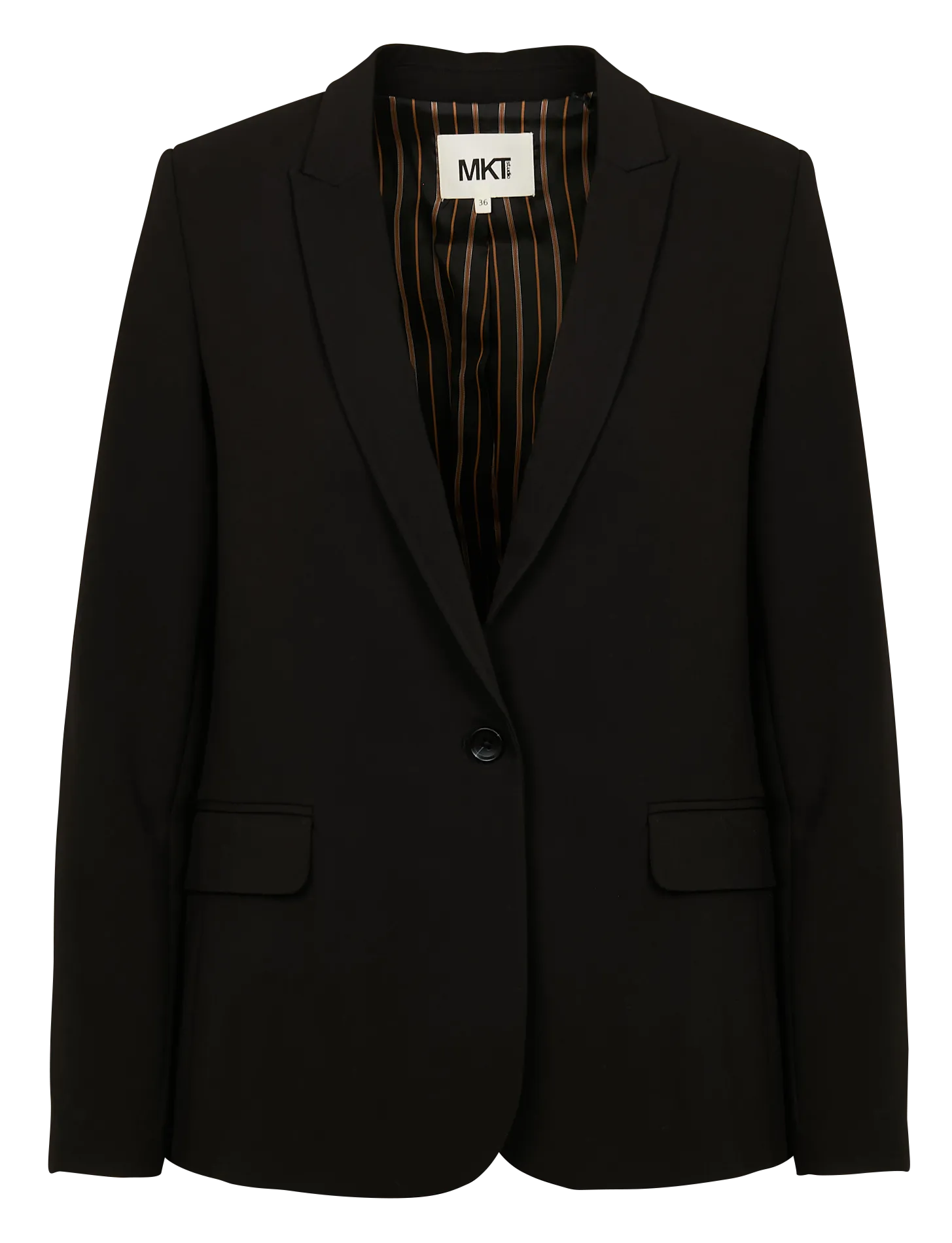VALORIS  CHAQUETA DE SASTRE AJUSTADA EN NEGRO
