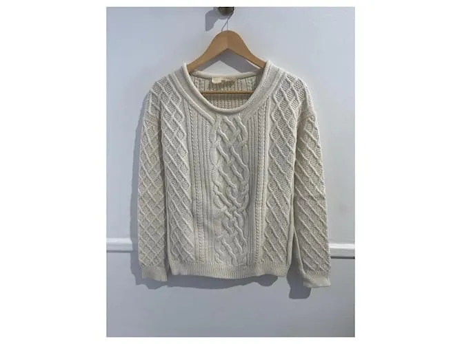 VANESSA BRUNO Punto Camiseta.Lana XS Internacional Beige 