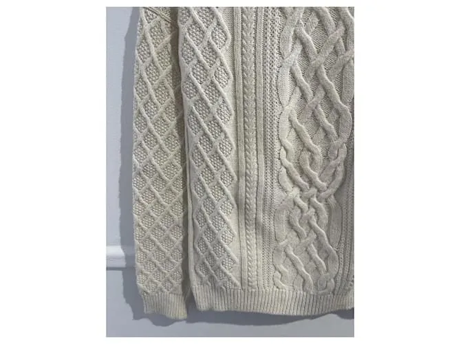 VANESSA BRUNO Punto Camiseta.Lana XS Internacional Beige 