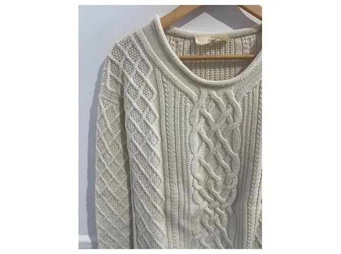 VANESSA BRUNO Punto Camiseta.Lana XS Internacional Beige 