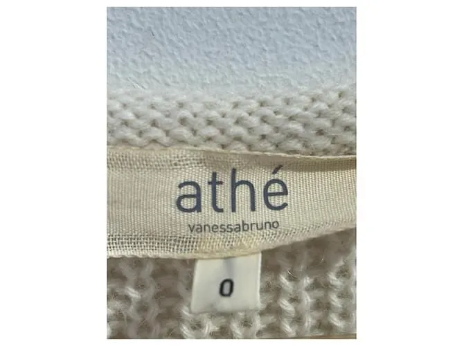 VANESSA BRUNO Punto Camiseta.Lana XS Internacional Beige 