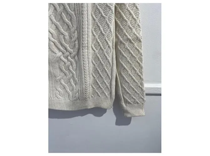 VANESSA BRUNO Punto Camiseta.Lana XS Internacional Beige 