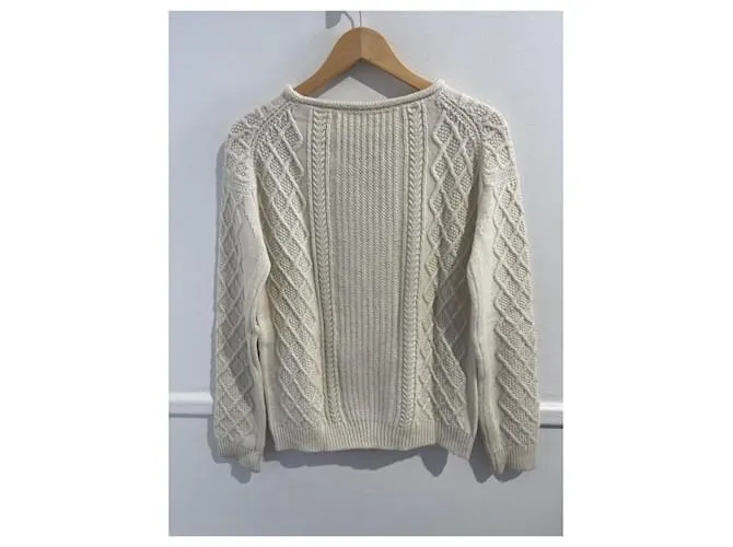 VANESSA BRUNO Punto Camiseta.Lana XS Internacional Beige 