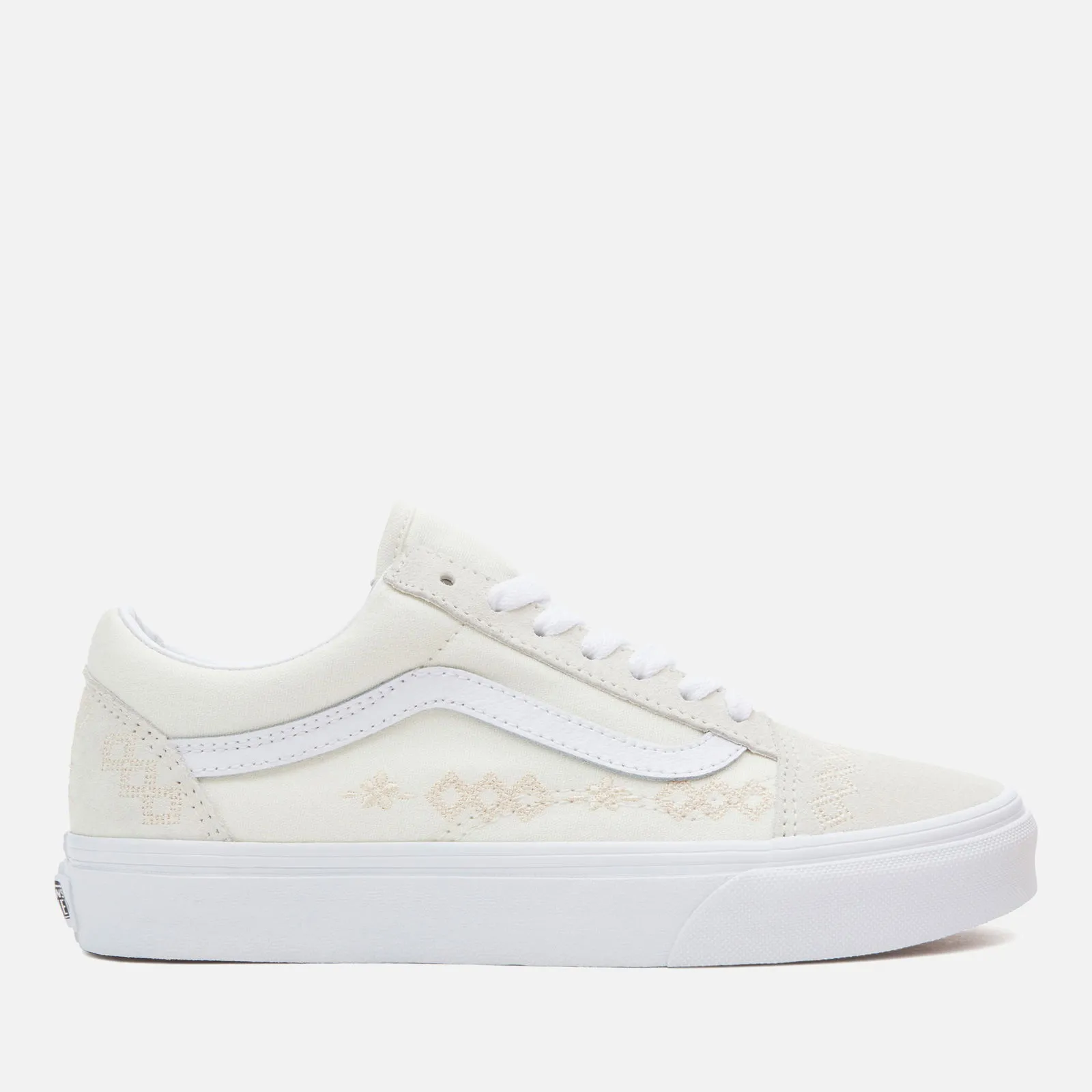 VANS WOMEN'S OLD SKOOL TRAINERS  CRAFTCORE MARSHMALLOW  UK 4