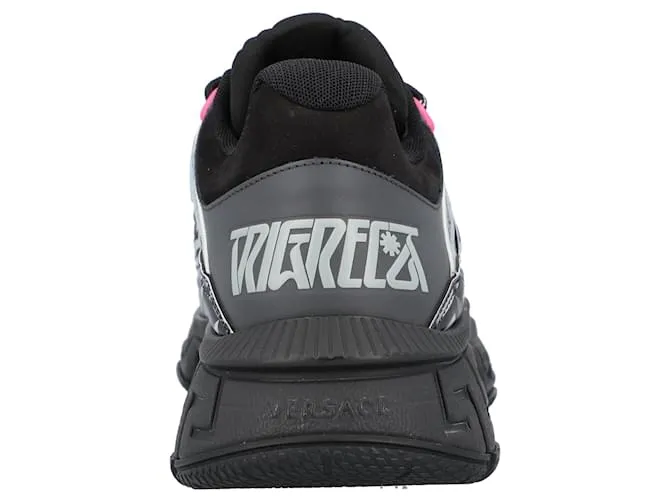 VERSACE TRIGRECA 'LA GRECA  BLACK PINK' NEGRO 