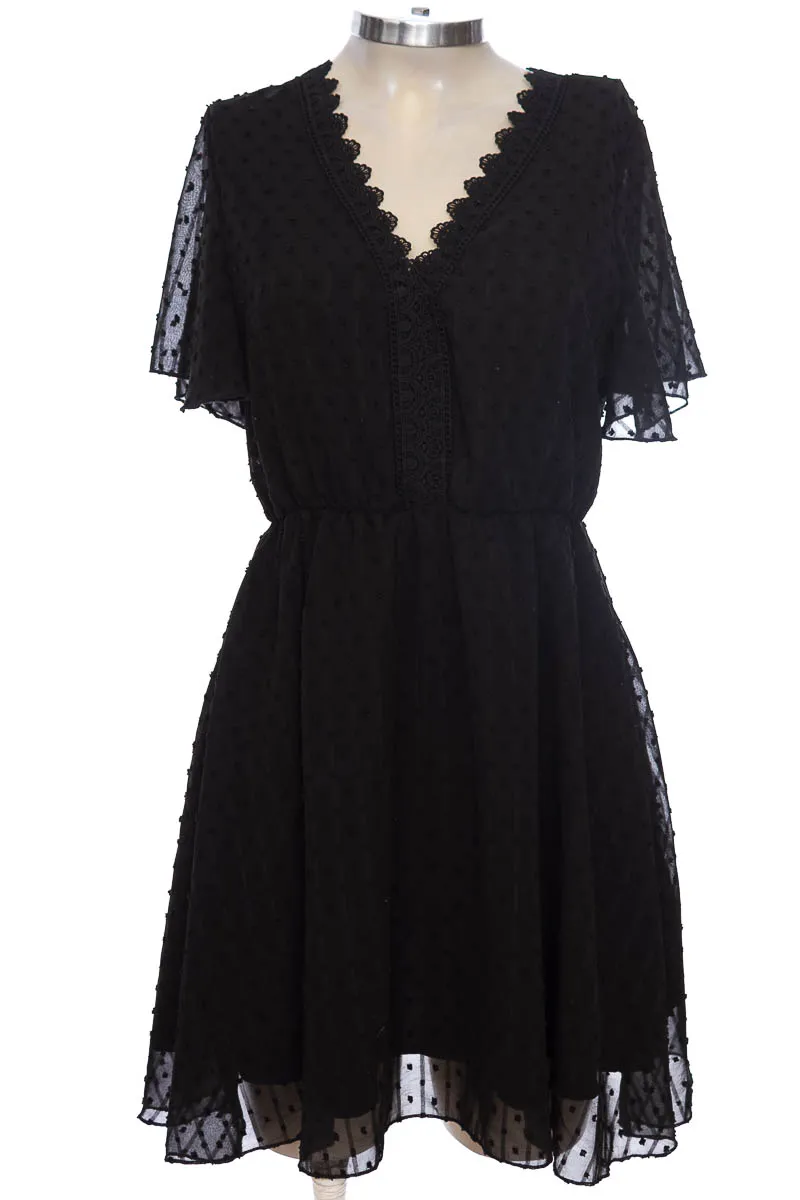 VESTIDO / ENTERIZO COLOR NEGRO  SHEIN