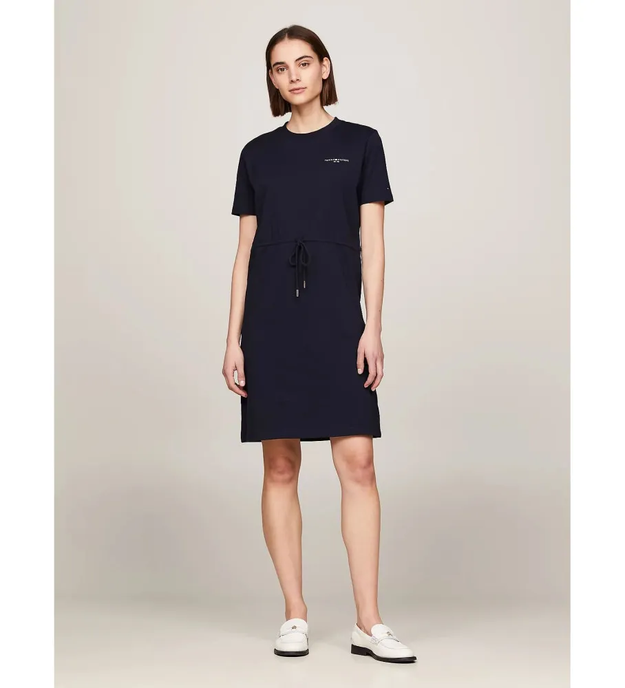 Vestido 1985 Signature marino