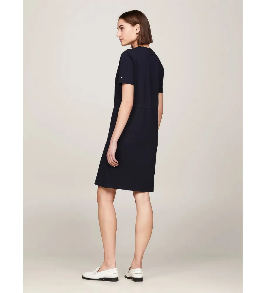 Vestido 1985 Signature marino