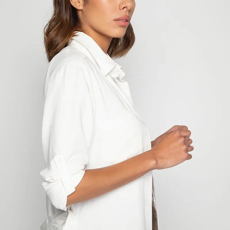 Vestido Camisero Manga Larga Gold Stay