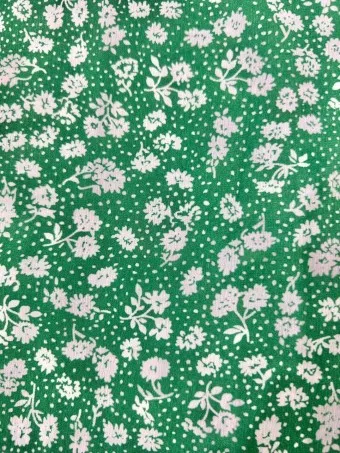Vestido Estampado Flores AUGGIE Verde