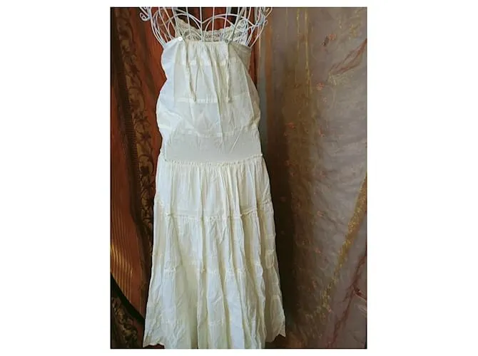vestido largo Comptoir des Cotonniers Beige 