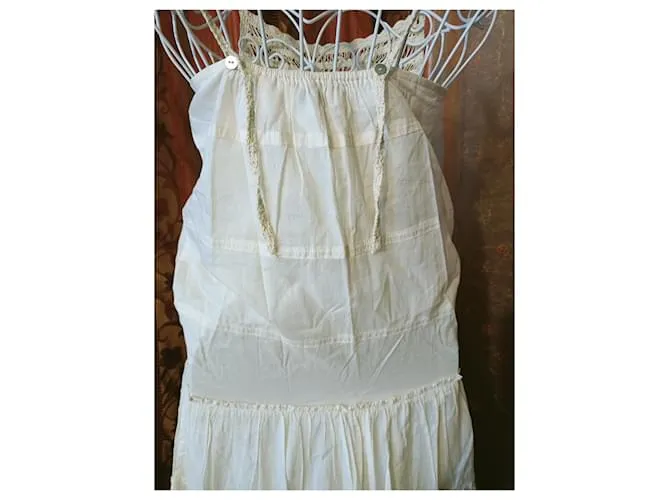 vestido largo Comptoir des Cotonniers Beige 