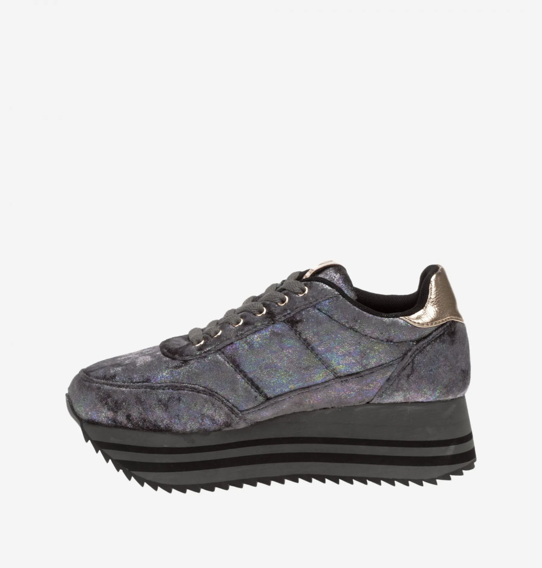 victoria Barcelona Doble Plataforma antracita, zapatillas 1142104