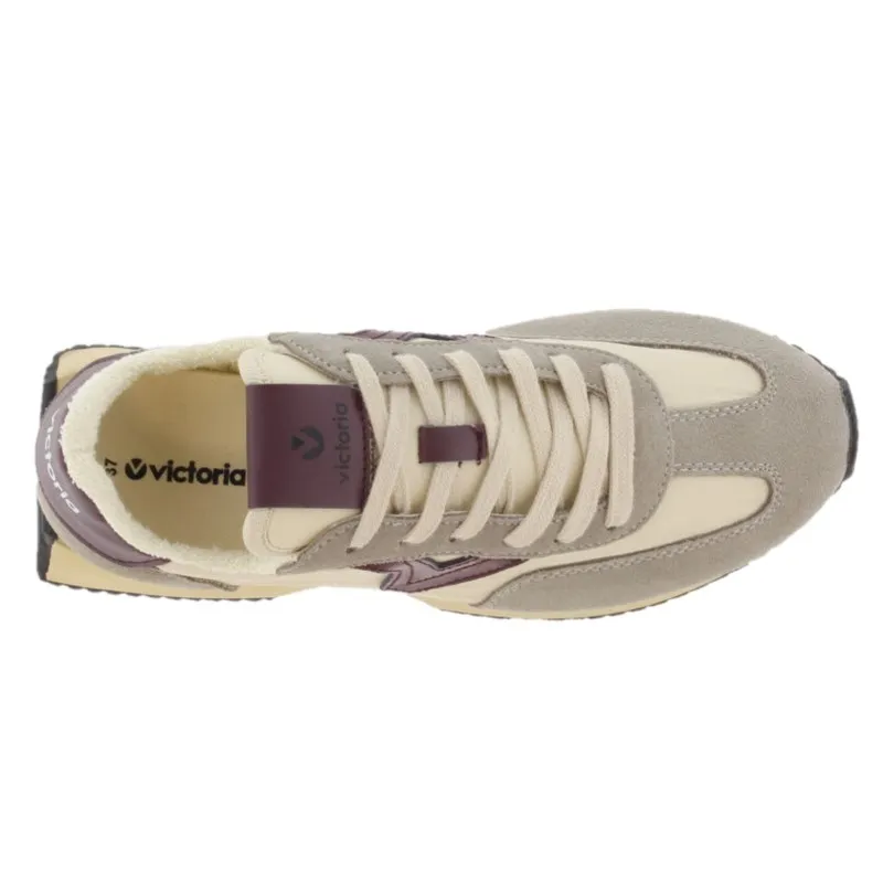 VICTORIA Cosmos 1134103 Burdeos Deportivo Retro cordones mujer