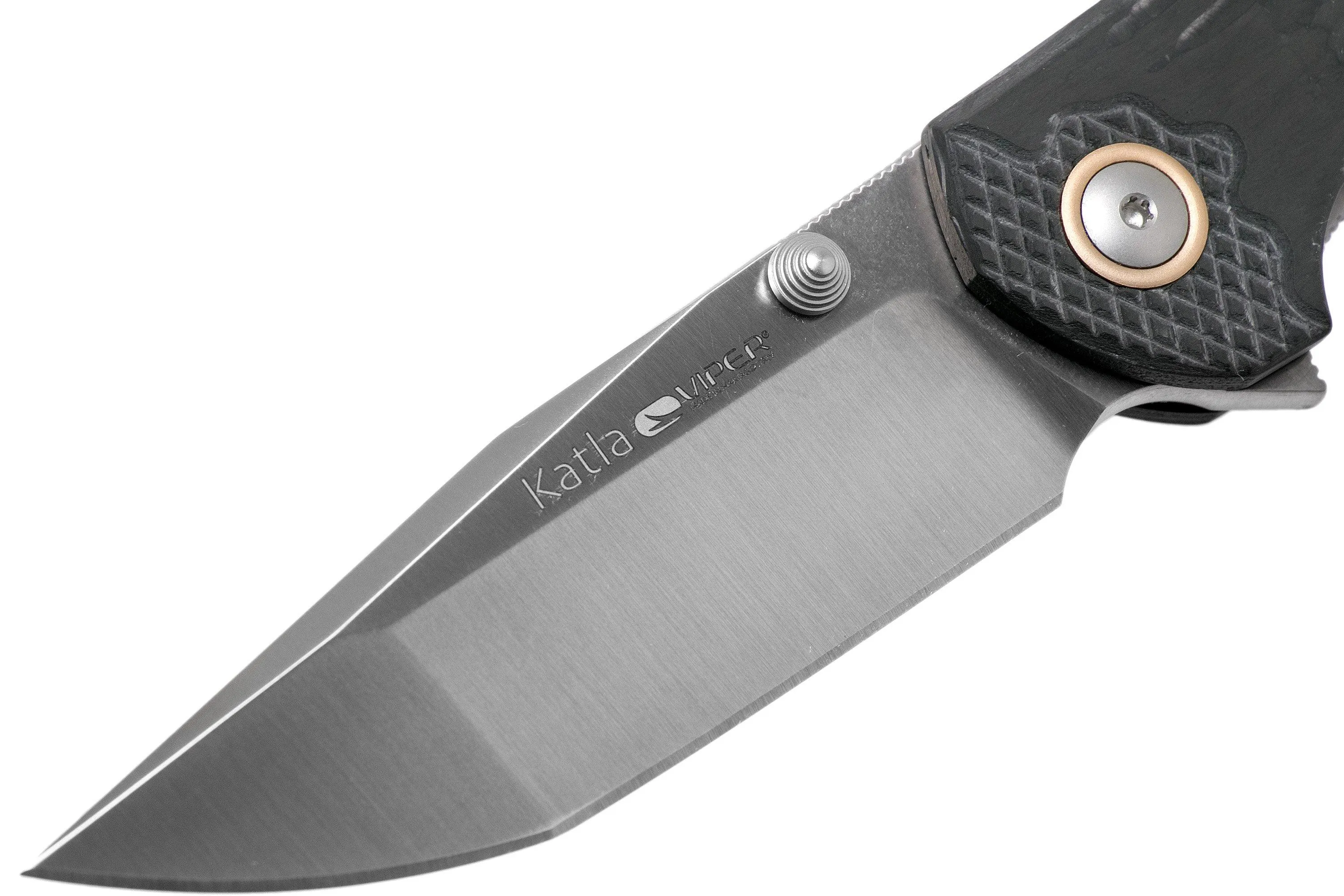 Viper Katla V5980FCM3D Satin, 3D Marbled Carbon fibre navaja, Jesper Voxnaes design