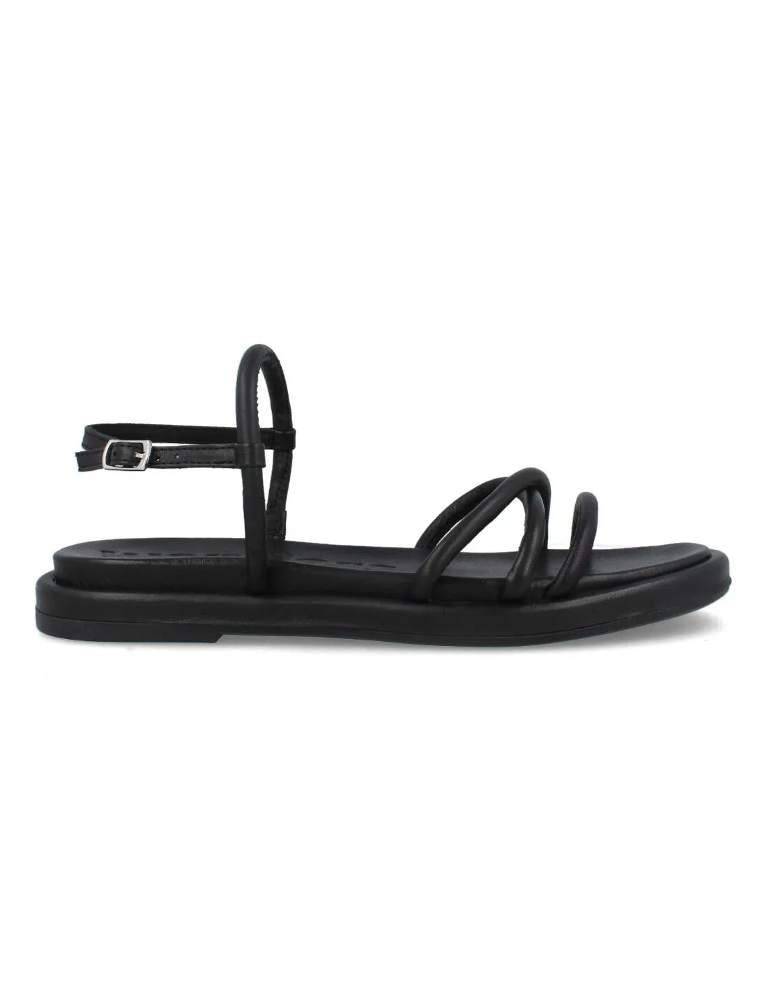 WONDERS  SANDALIA PIEL SHEEP NEGRO
