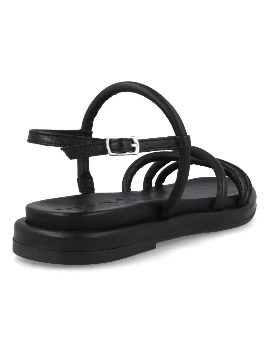 WONDERS  SANDALIA PIEL SHEEP NEGRO