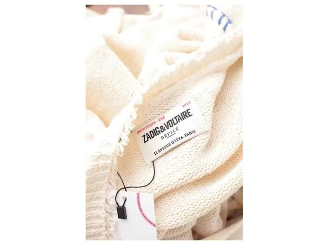 Zadig & Voltaire Vestido de seda Beige 