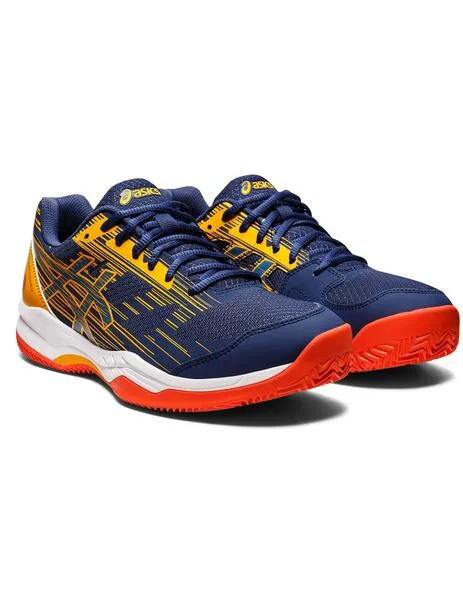 ZAPATILLA ASICS GELPADEL EXCLUSIVE 6 AZUL/NARANJA