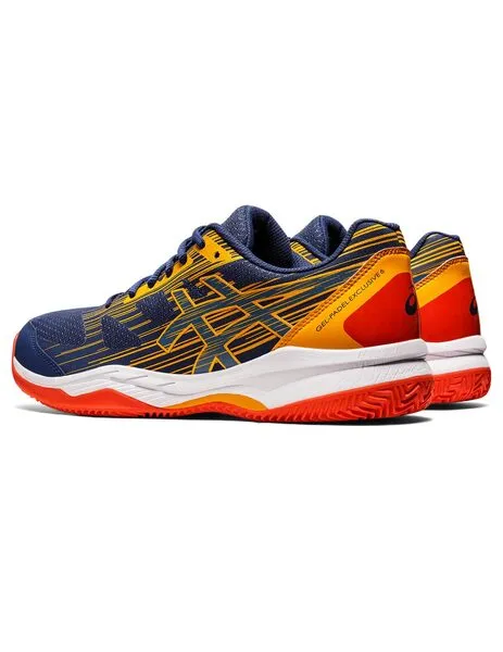 ZAPATILLA ASICS GELPADEL EXCLUSIVE 6 AZUL/NARANJA
