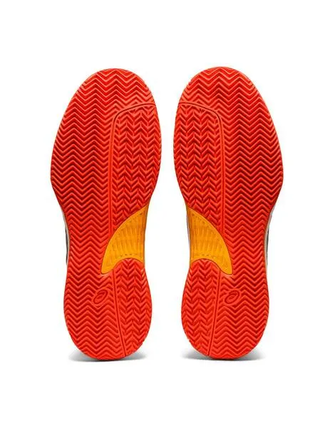 ZAPATILLA ASICS GELPADEL EXCLUSIVE 6 AZUL/NARANJA