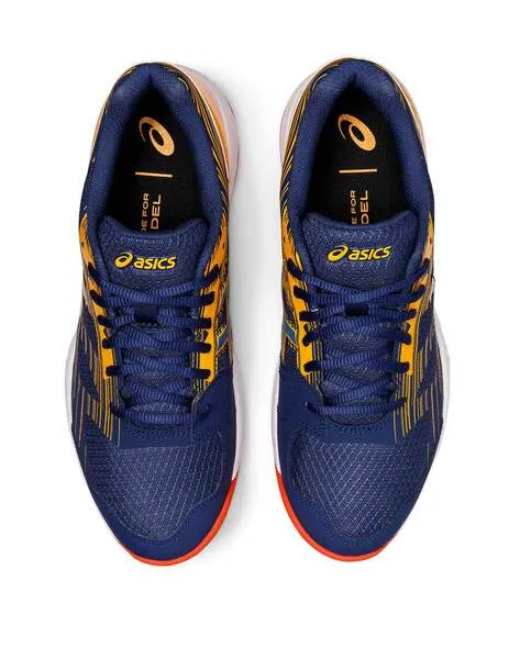 ZAPATILLA ASICS GELPADEL EXCLUSIVE 6 AZUL/NARANJA
