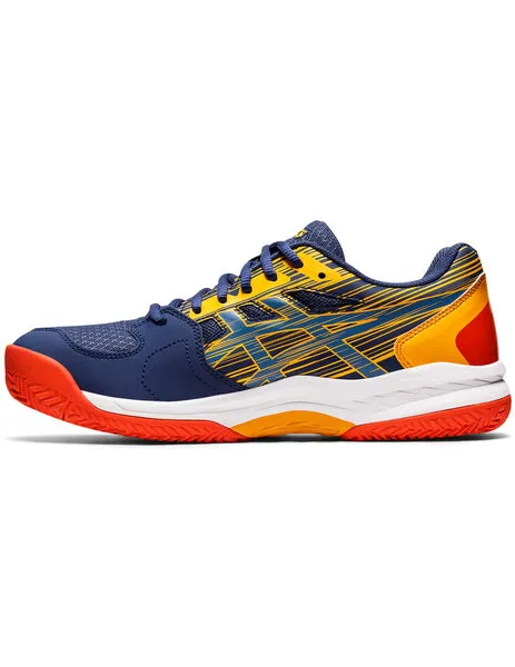 ZAPATILLA ASICS GELPADEL EXCLUSIVE 6 AZUL/NARANJA