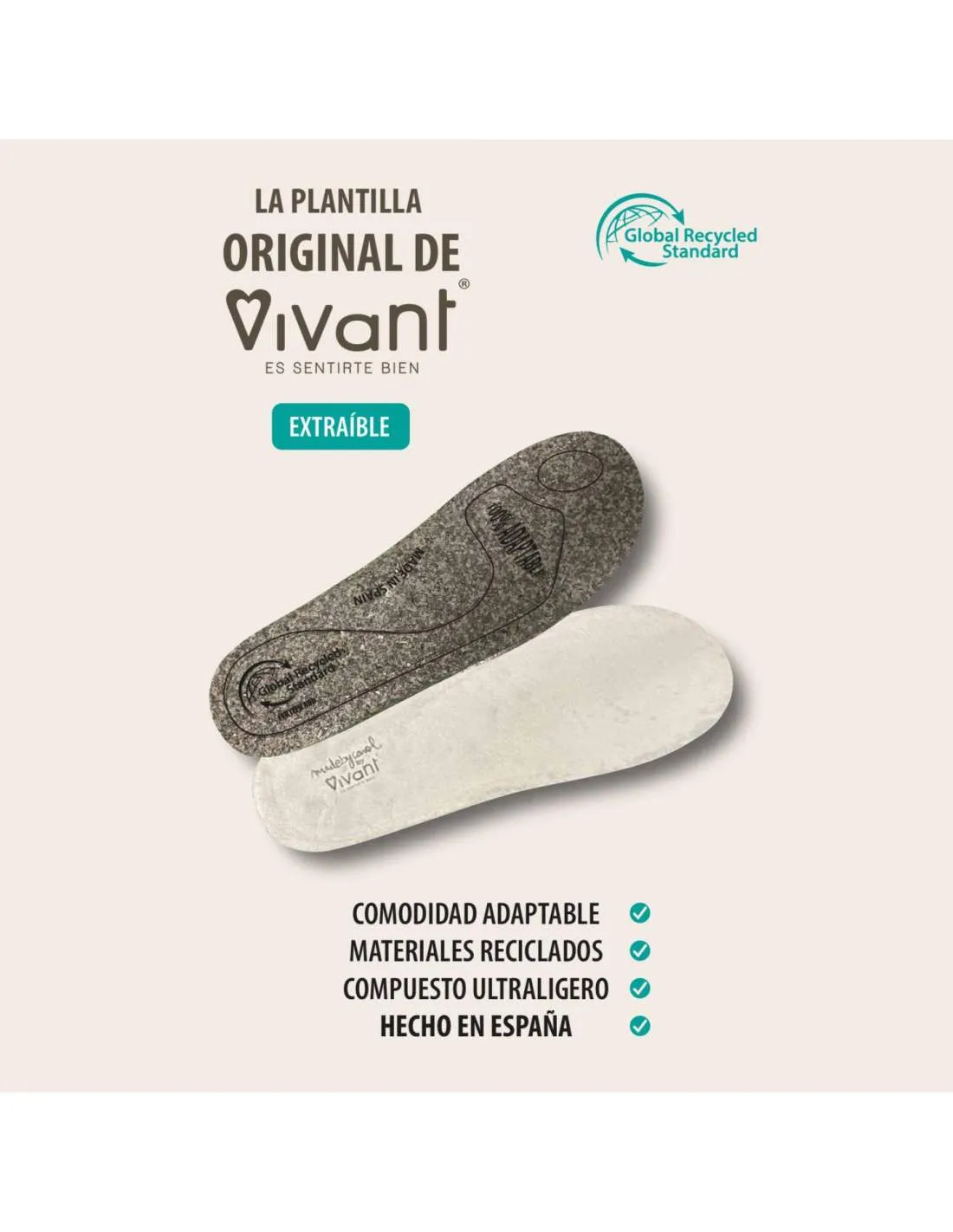 Zapatilla de Casa "Las abuelas son mamás con doctorado" Fieltro Gris